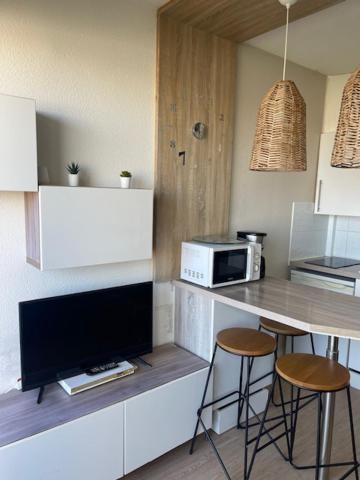 Studio Cabine Vue Mer Et Port Carnon-Plage Extérieur photo