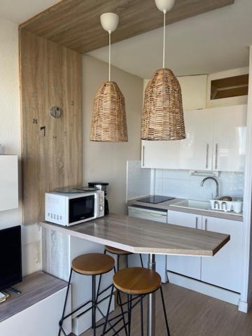 Studio Cabine Vue Mer Et Port Carnon-Plage Extérieur photo